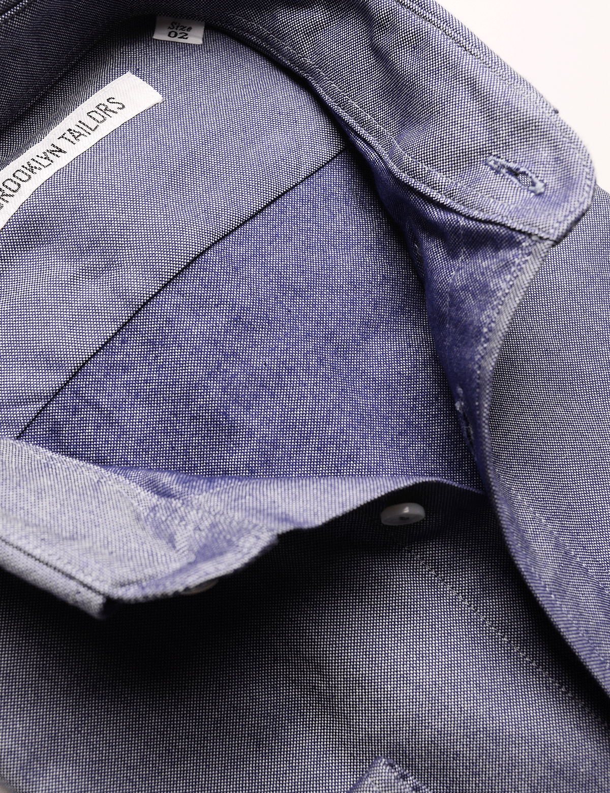 BKT10 Slim Casual Shirt in Fall Oxford - Deep Blue