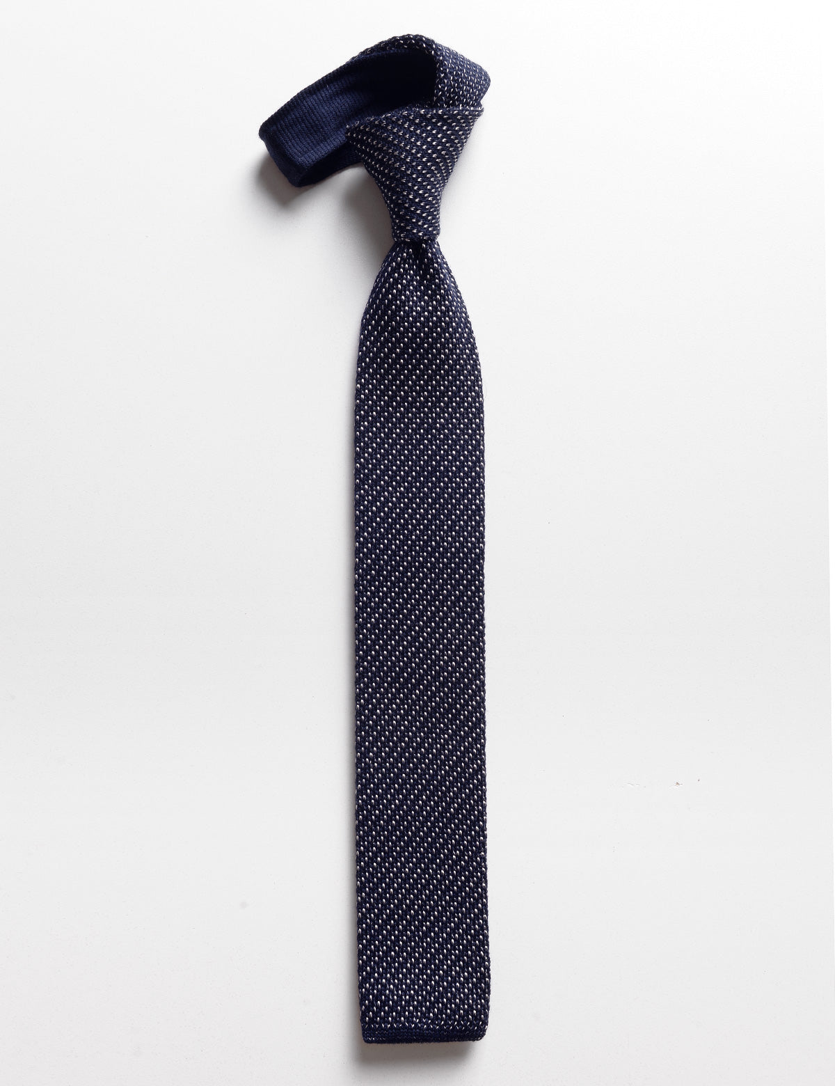 Pincushion Silk & Wool Knit Tie Night Sky