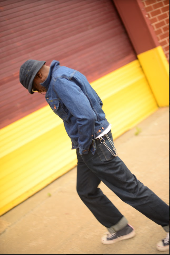 GD113 Relaxed Wide Leg | Raw 13 Oz Selvedge Denim - Original Indigo
