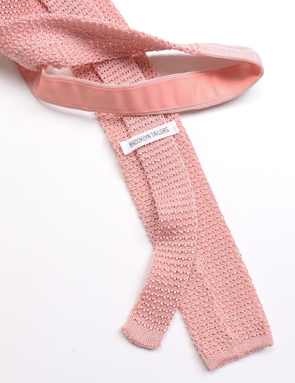 Italian Silk Knit Tie - Quartz