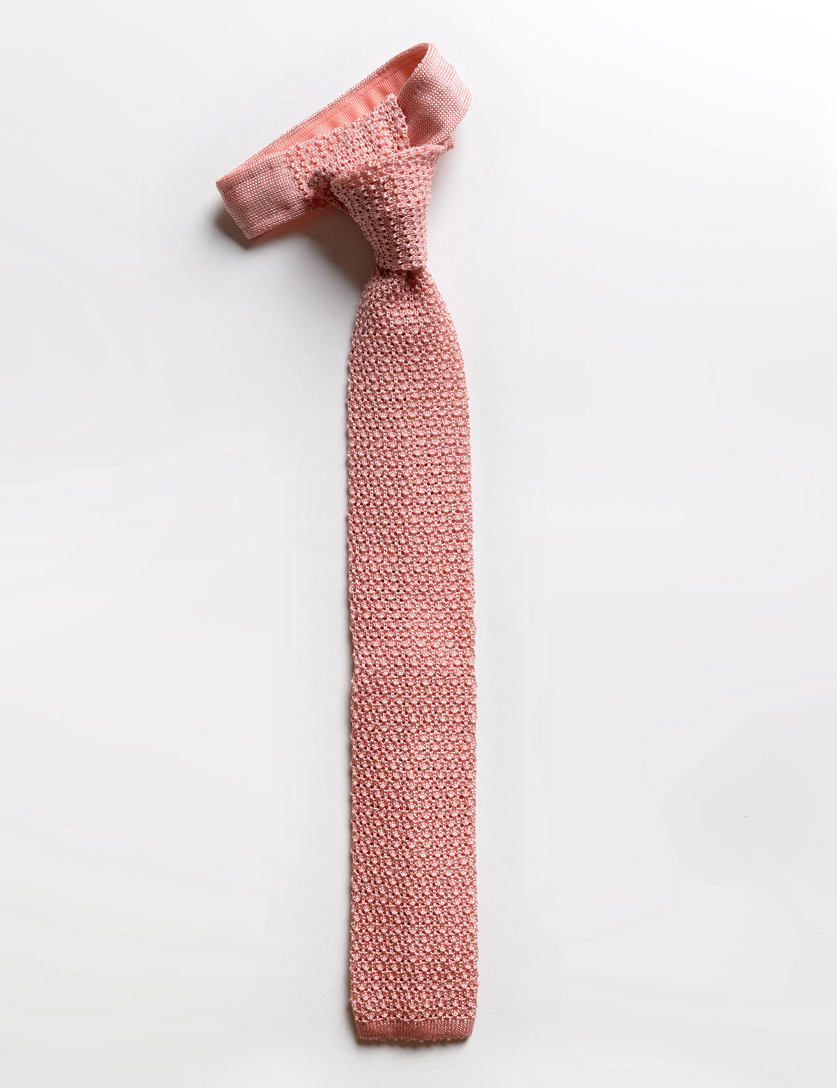 Italian Silk Knit Tie - Quartz