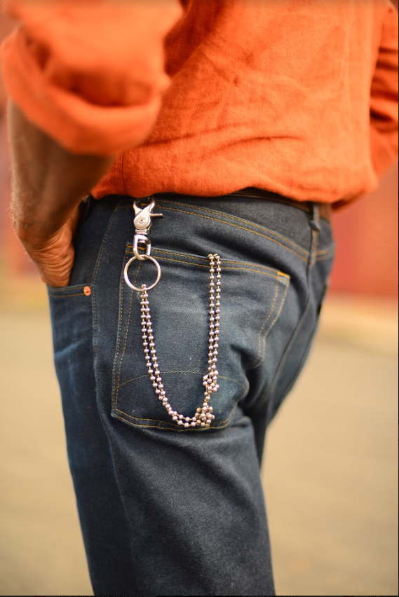 GD112 SLOUCHY TAPERED | Raw 13 Oz Selvedge Denim - Original Indigo