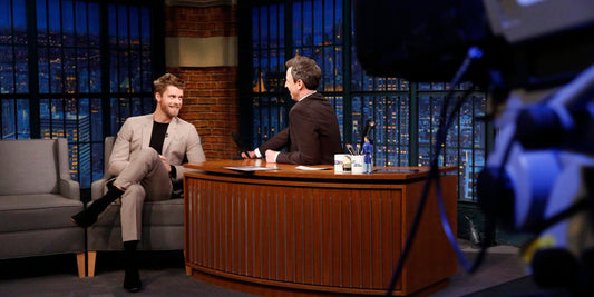 Luke Mitchell Brooklyn Tailors on Late Night With Seth Meyers
