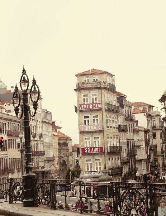 Photo of buildings in Porto, Portugal