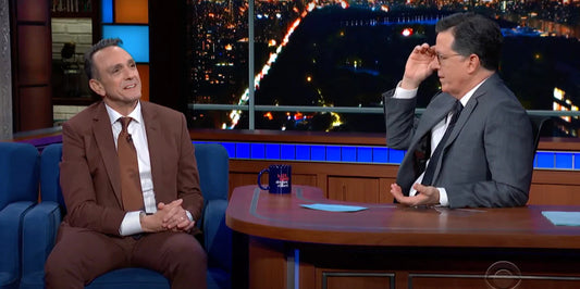 The Late Show With Stephen Colbert: Hank Azaria Wearing Brooklyn Tailors