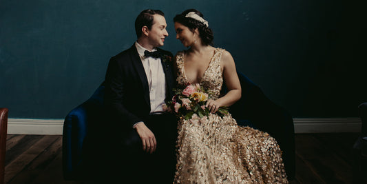 Two Kindred Event Planners put on a gorgeous shoot featuring Brooklyn Tailors Suiting!