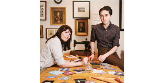 Brenna Boyce and Daniel Lewis of Brooklyn Tailors by TIMEOUT