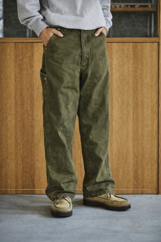 Dad's Fit Oxford Painter Pants - Coffee Brown