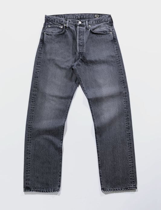 105 Standard Fit Denim Jeans - Black Stonewash