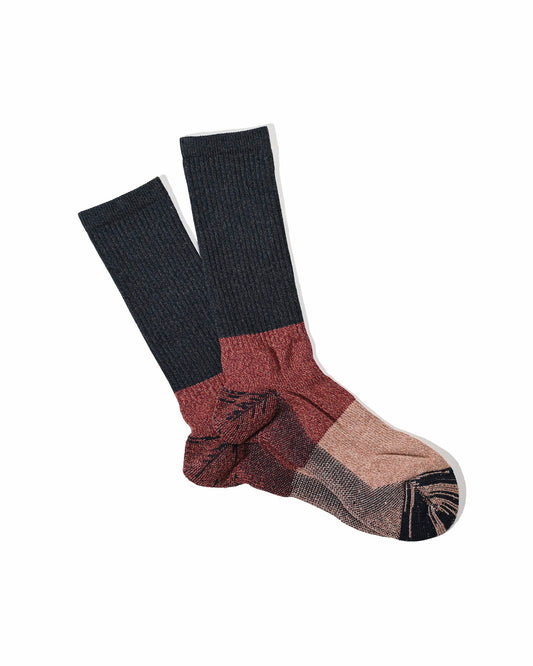 MOC Pile Crew Socks - Ink Blue