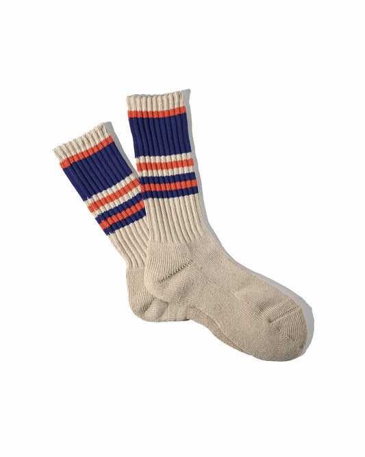 Hemp Random Line Pile Crew - Purple