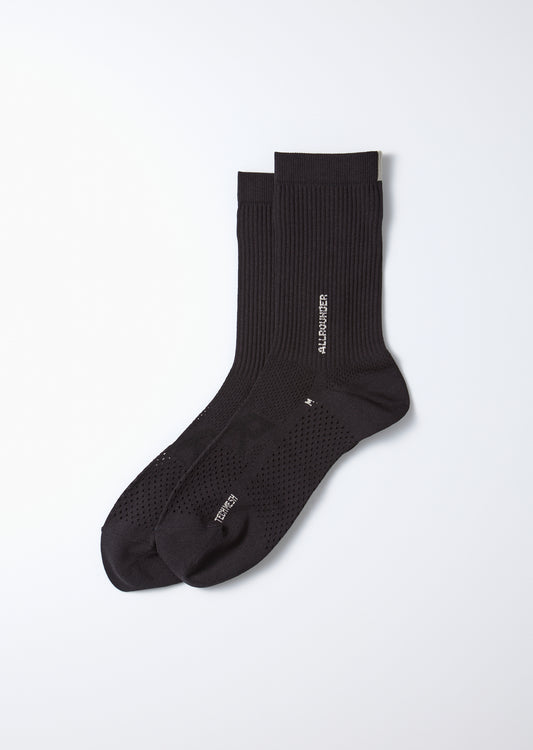 Allrounder Tech-Mesh Crew Socks - Black