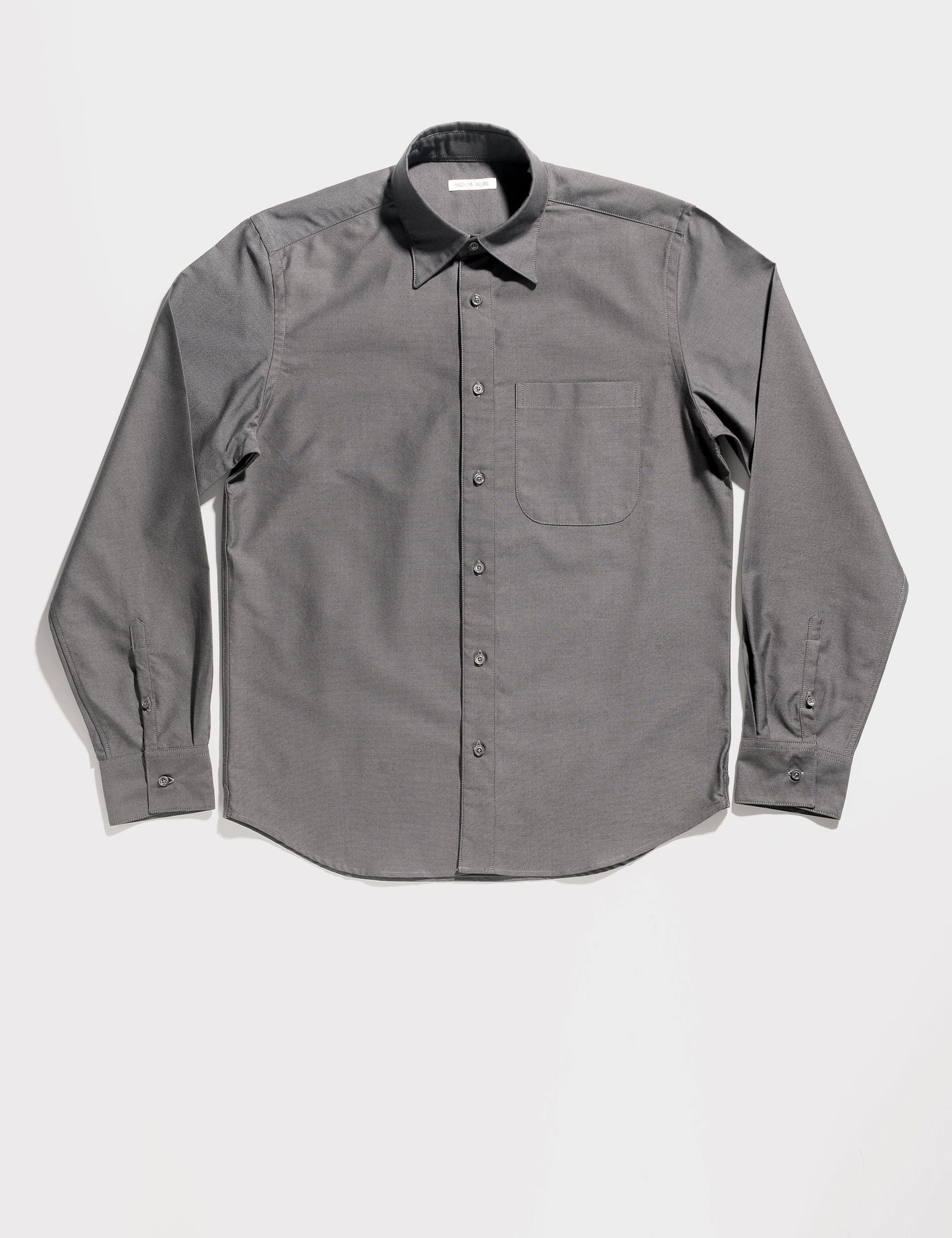 BKT14 Relaxed Shirt in Oxford - Charcoal