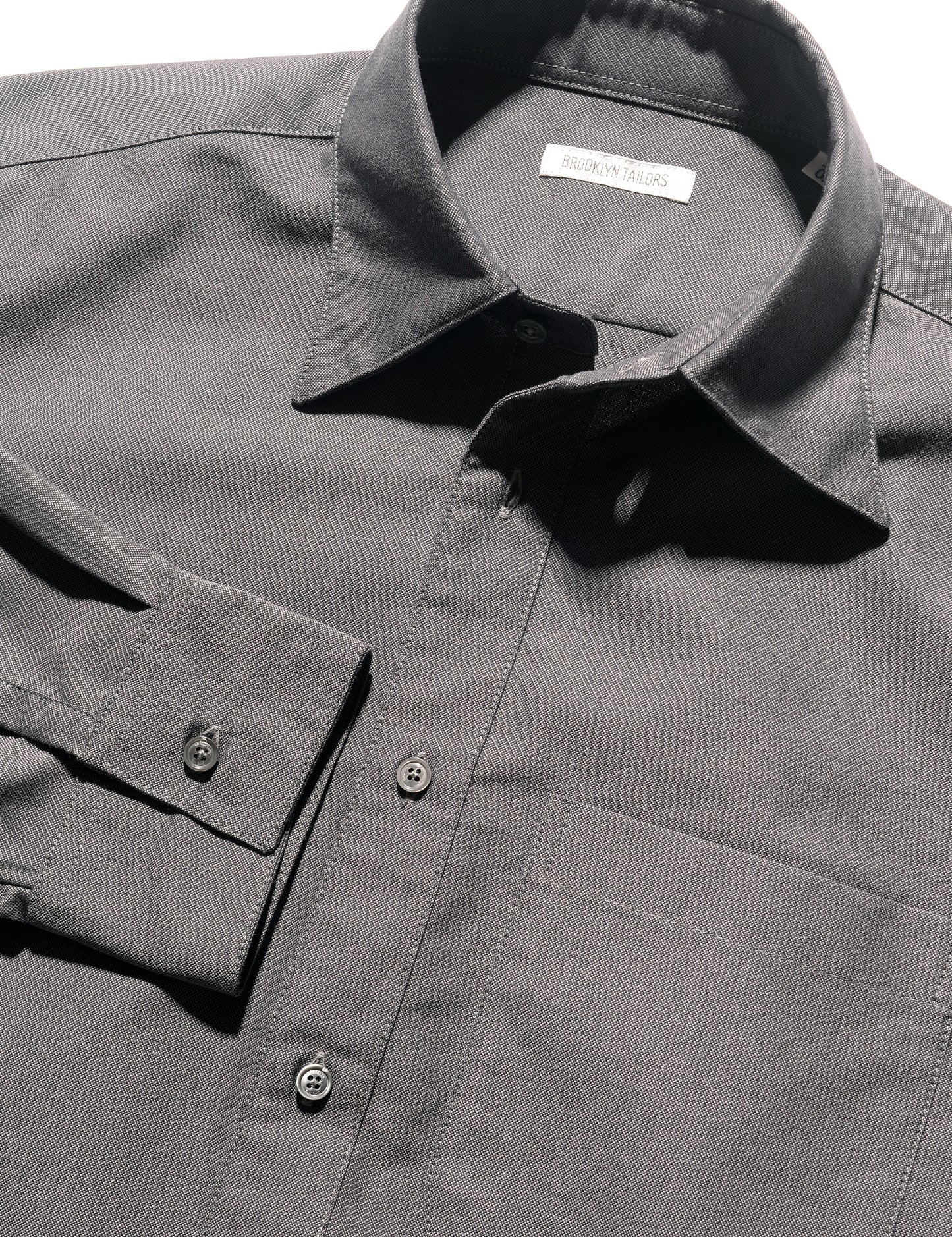 BKT14 Relaxed Shirt in Oxford - Charcoal