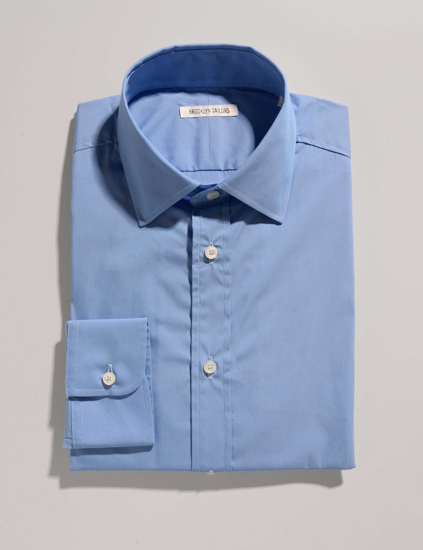 BKT20 Slim Dress Shirt in Cotton Plainweave - Aero
