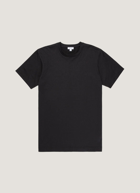 Riviera Midweight T-Shirt in Black