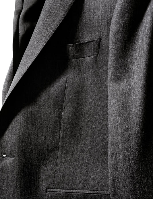 BKT50 Tailored Jacket in Variegated Wool - Electric Night