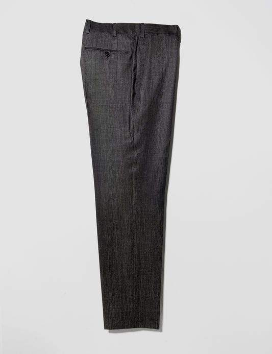 BKT50 Tailored Trousers in Variegated Wool - Electric Night
