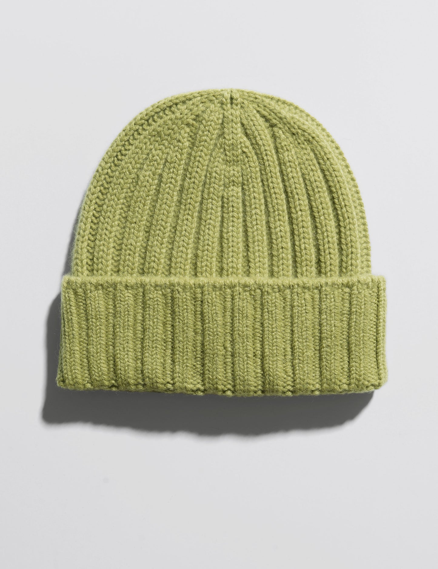 Cashmere Beanie - Lime