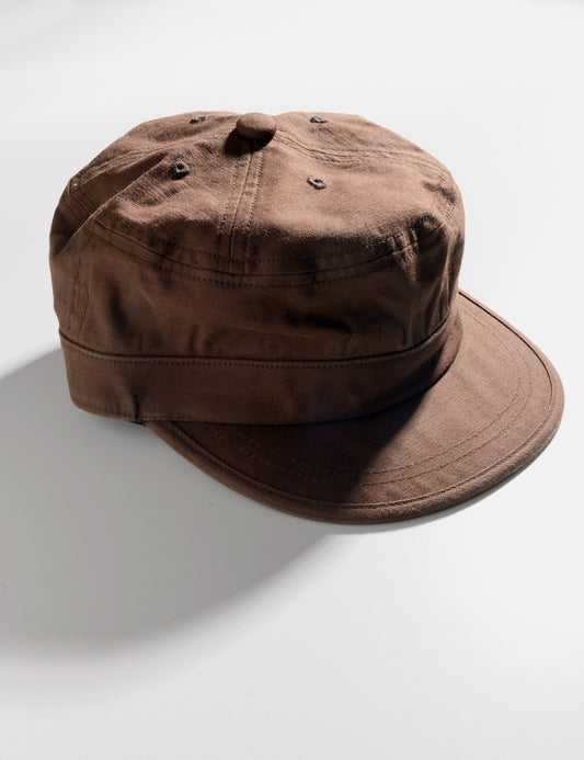 Sulfide-Dyed Work Cap - Brown