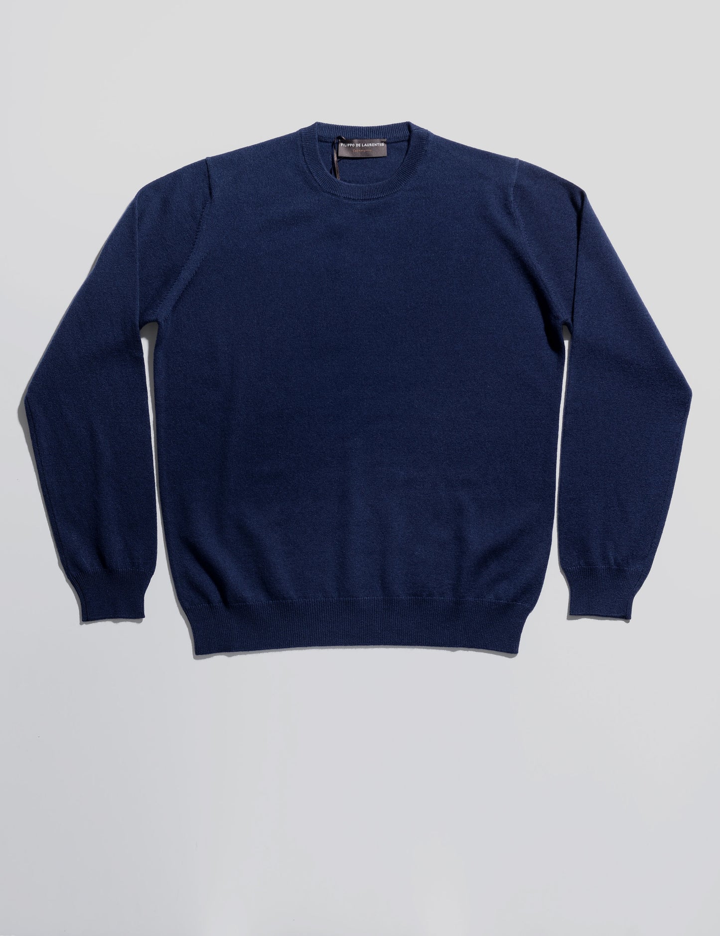 Merino Cashmere Crewneck - Navy