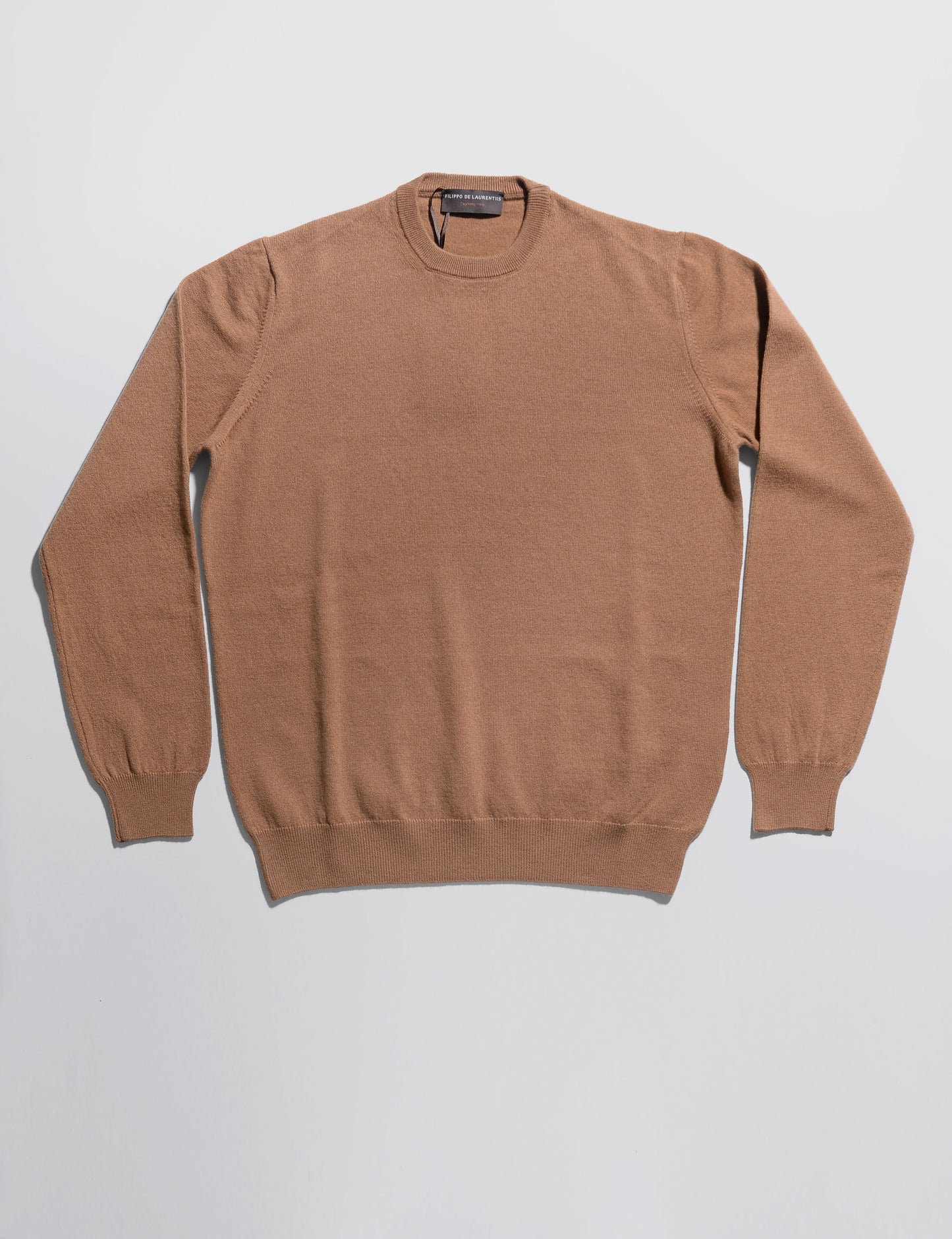 Merino Cashmere Crewneck - Camel