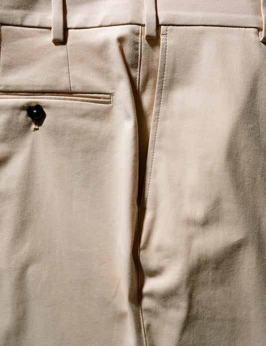 BKT36 Straight Leg Pant in Italian Cotton Twill - Sand