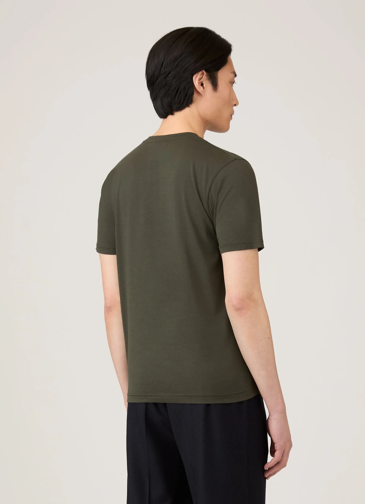 Riviera Midweight T-Shirt in Dark Green