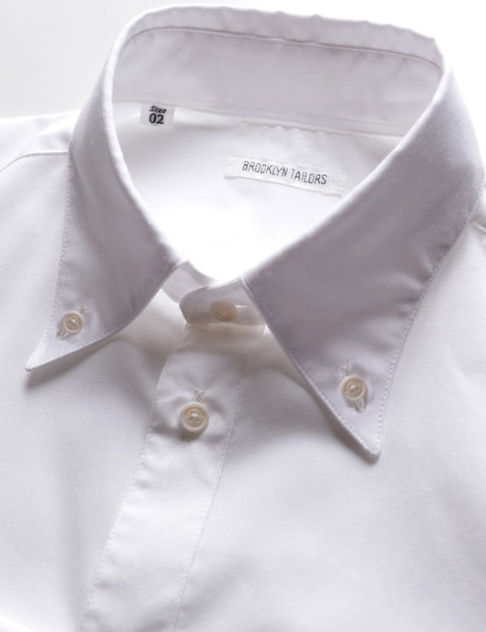 BKT14 Relaxed Shirt in Cotton Silk - White