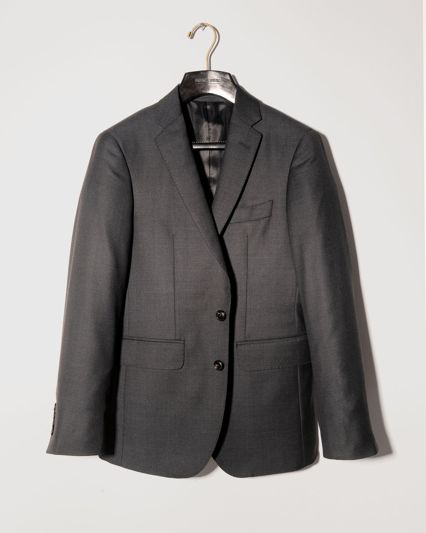 BKT50 Tailored Jacket in Super 130s Nailhead - Black Oxide