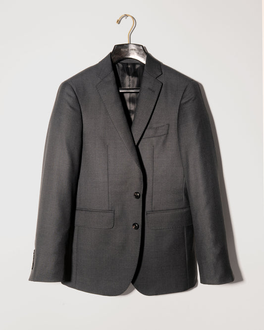 BKT50 Tailored Jacket in Super 130s Nailhead - Black Oxide