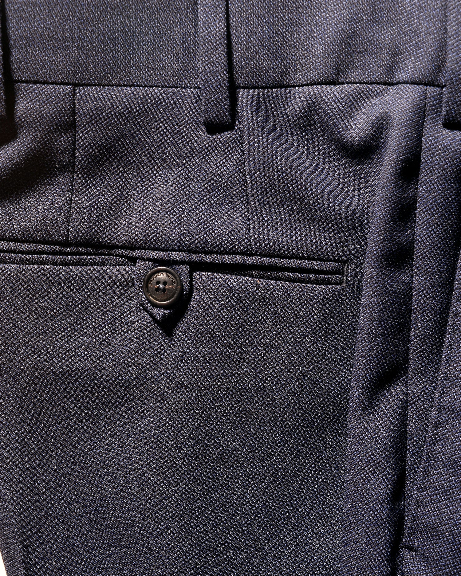 BKT50 Tailored Trousers in Super 130s Twill - Marled Midnight 04 Special Order BKT50 Tailored Trousers in Super 130s Twill - Marled Midnight 04 Special Order