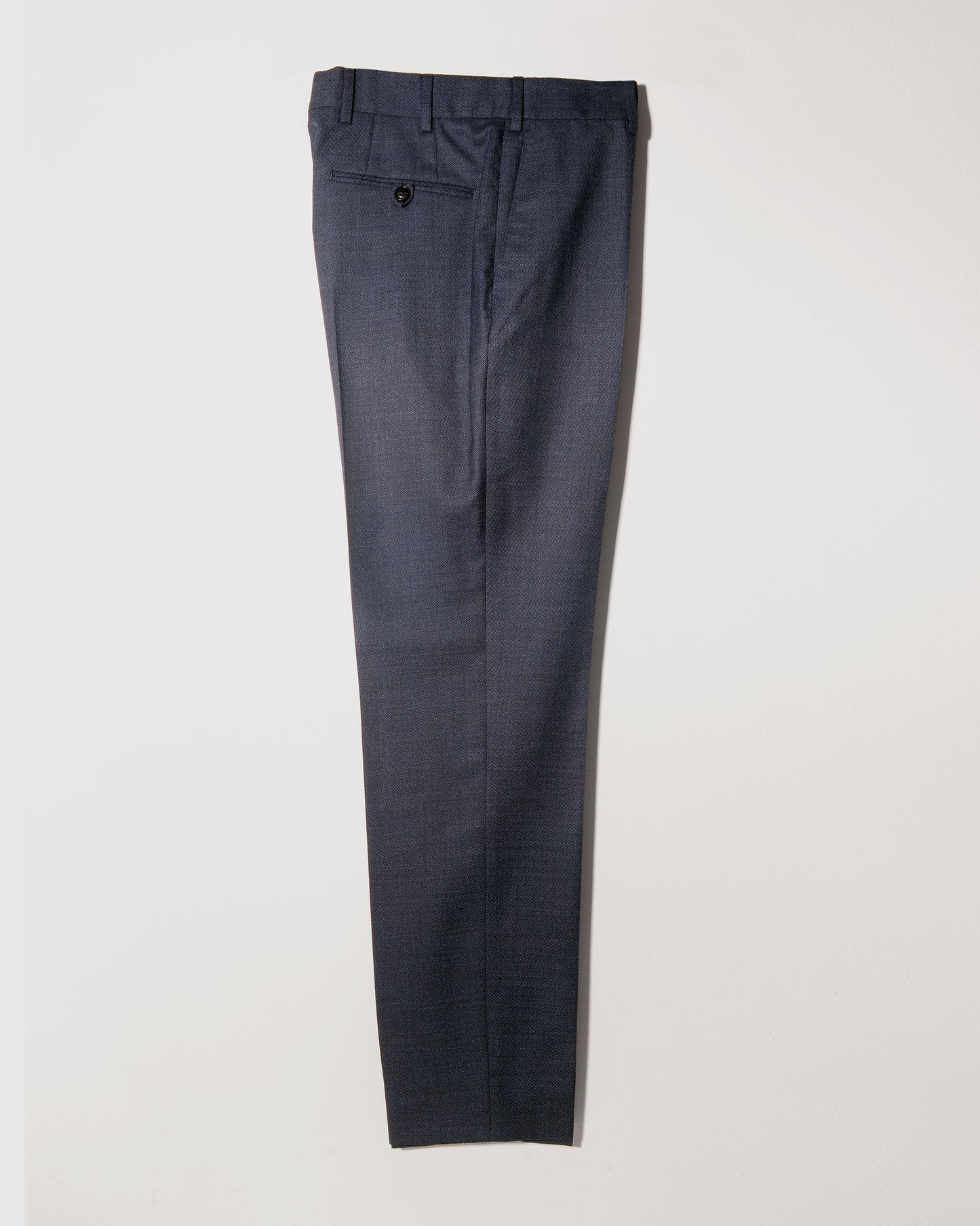 BKT50 Tailored Trousers in Super 130s Twill - Marled Midnight