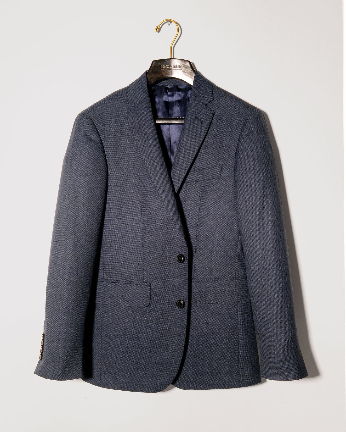 BKT50 Tailored Jacket in Super 130s Twill - Marled Midnight