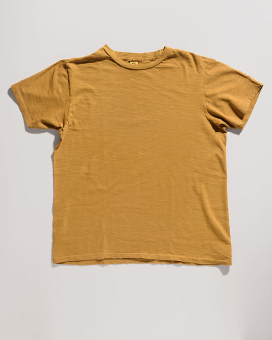 Crewneck T-Shirt in Mustard