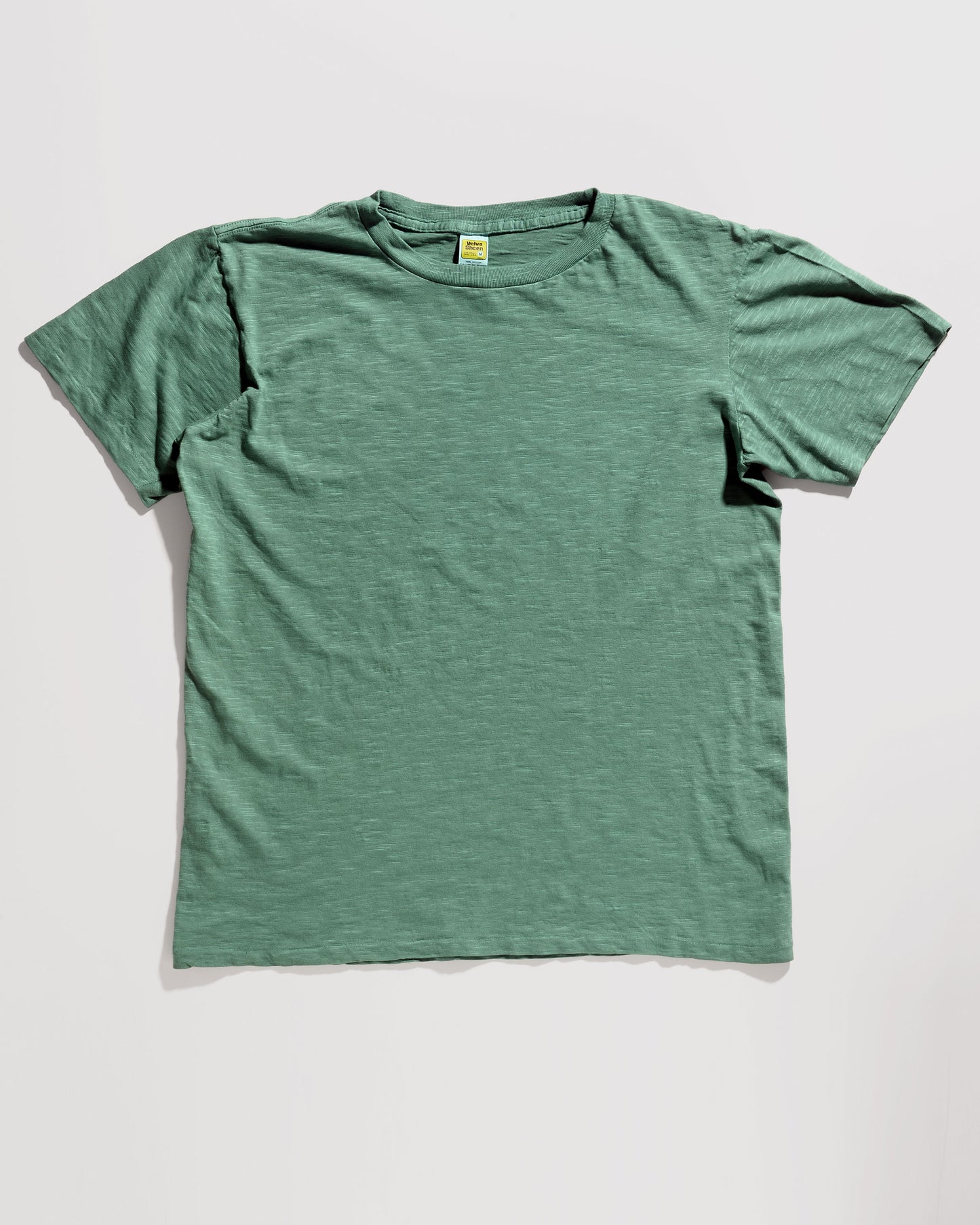Crewneck T-Shirt in Foggy Green