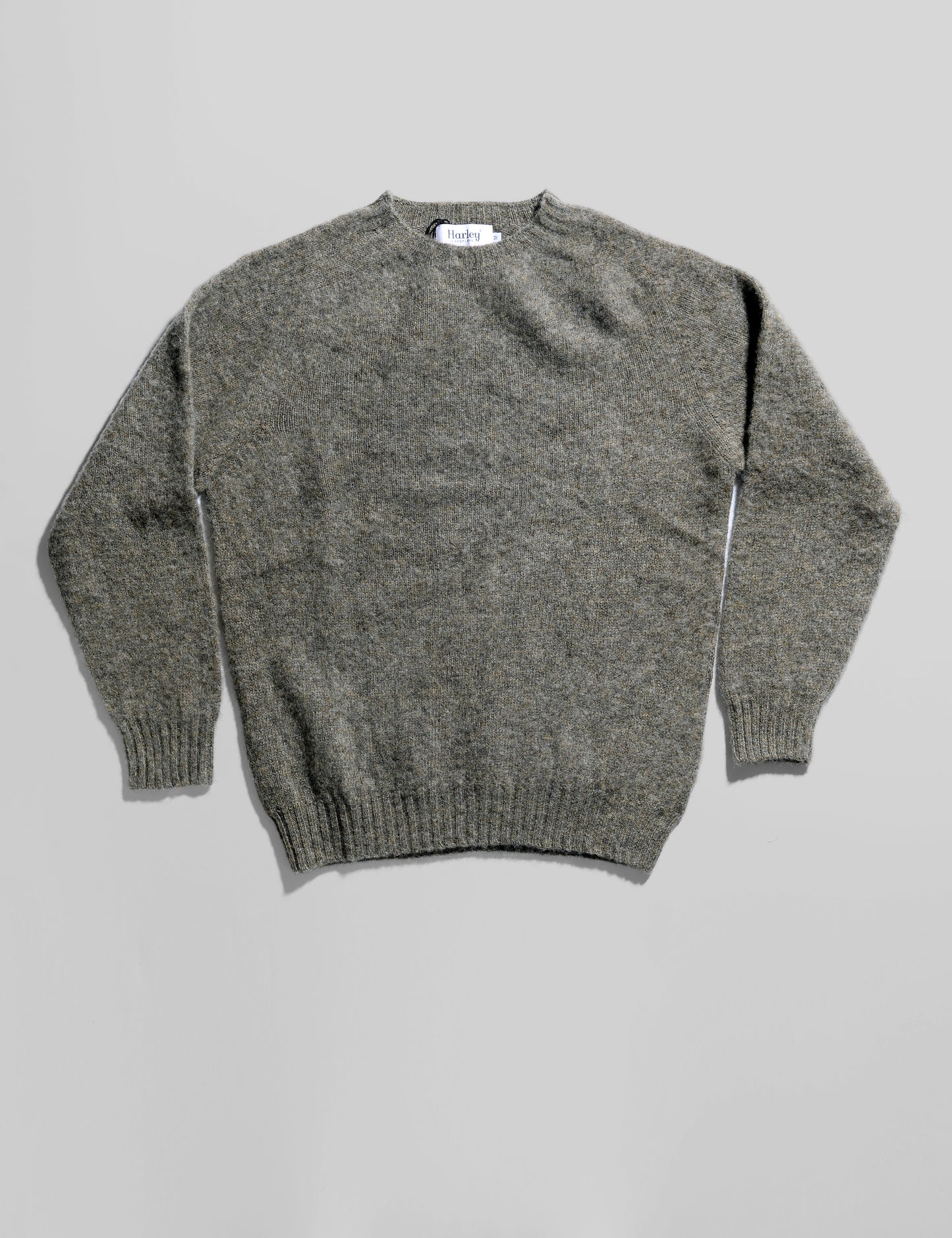 Classic Fit Shaggy Shetland Sweater - Fossil