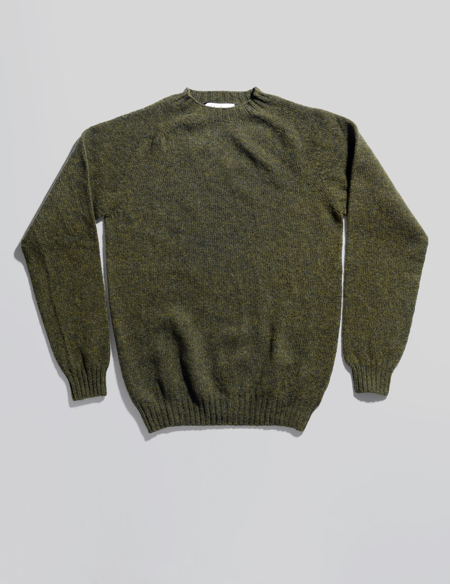 Slim-Fit Shetland Sweater - Scots Pine