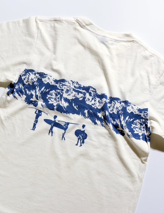FINAL SALE: Surf Tee in Natural White