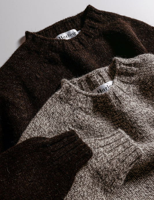 British Heritage Natural Wool Sweater - Herdwick