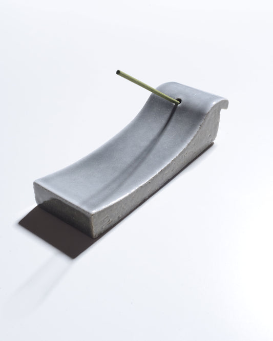 Ceramic Incense Stand - Blue Gray