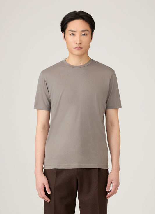 Riviera Midweight T-Shirt in Iron Grey