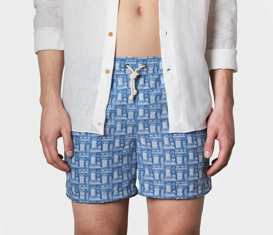 Ripa Ripa Swim Shorts in Ionico on body