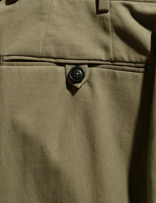 BKT50 Tailored Trousers in Cotton Twill - Brush