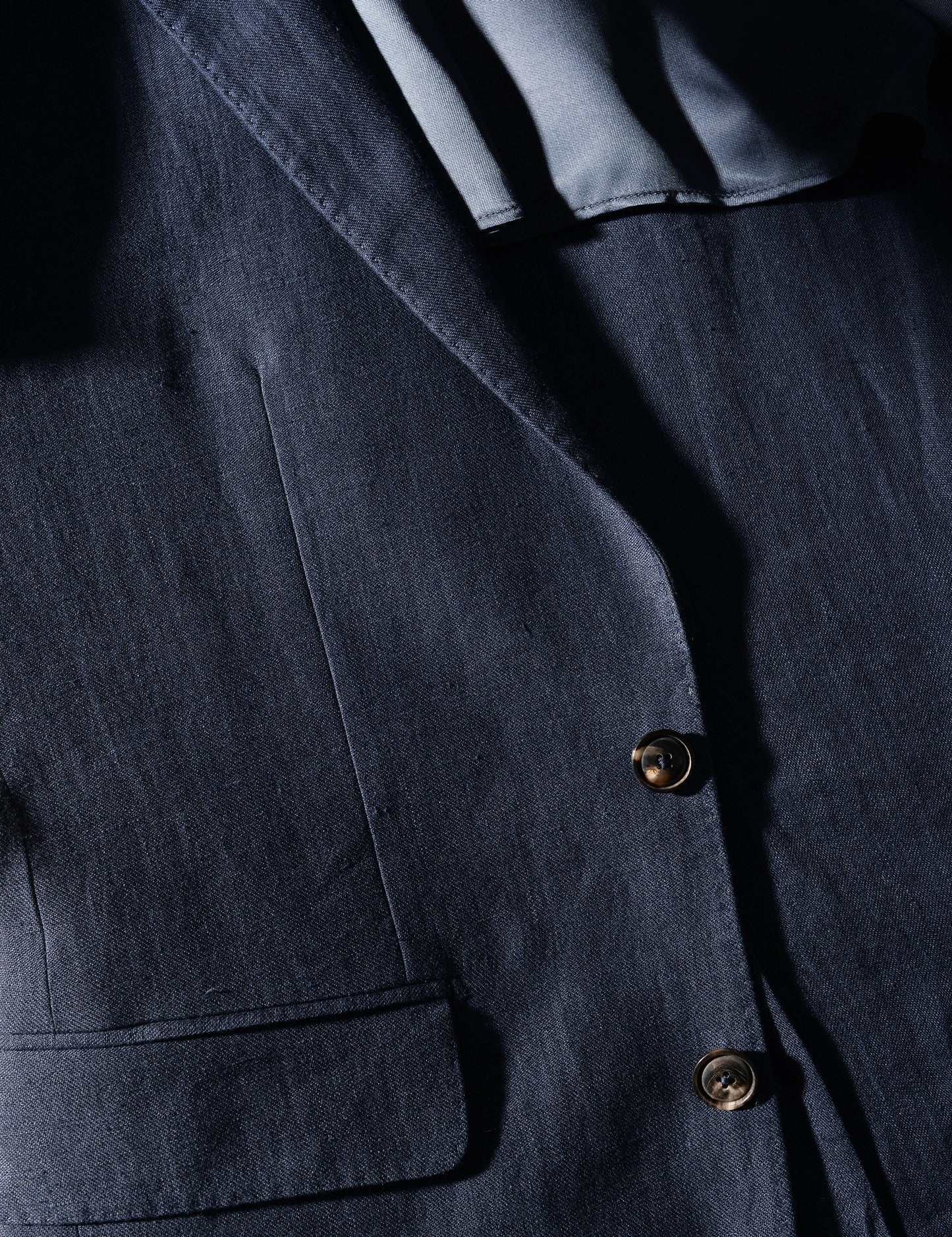 BKT50 Tailored Jacket in Linen Twill - Salerno Blue