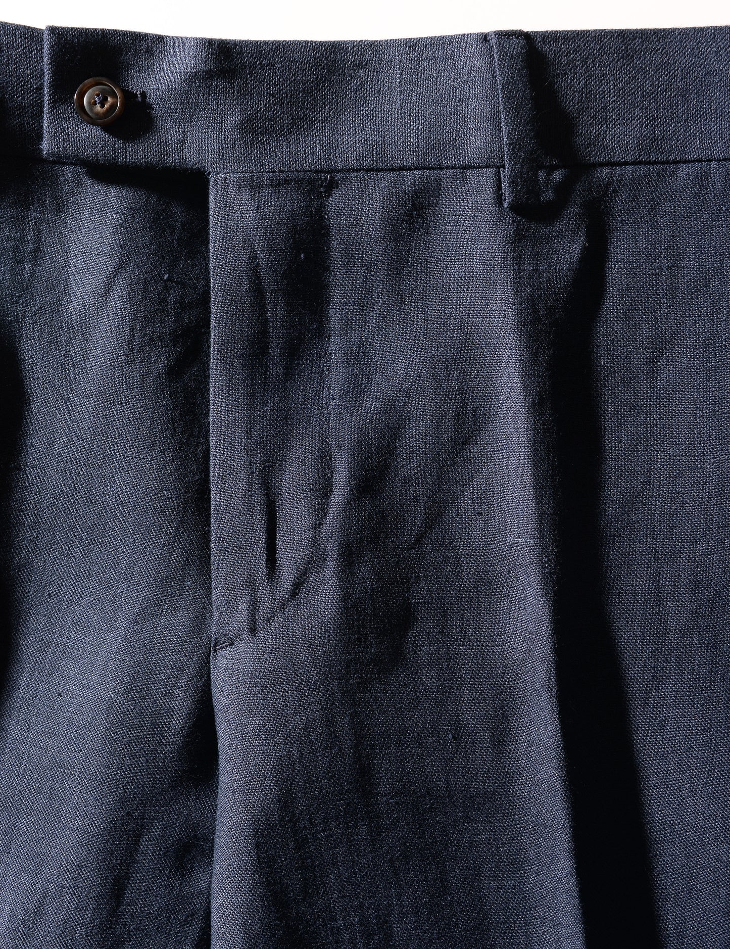 BKT50 Tailored Trousers in Linen Twill - Salerno Blue