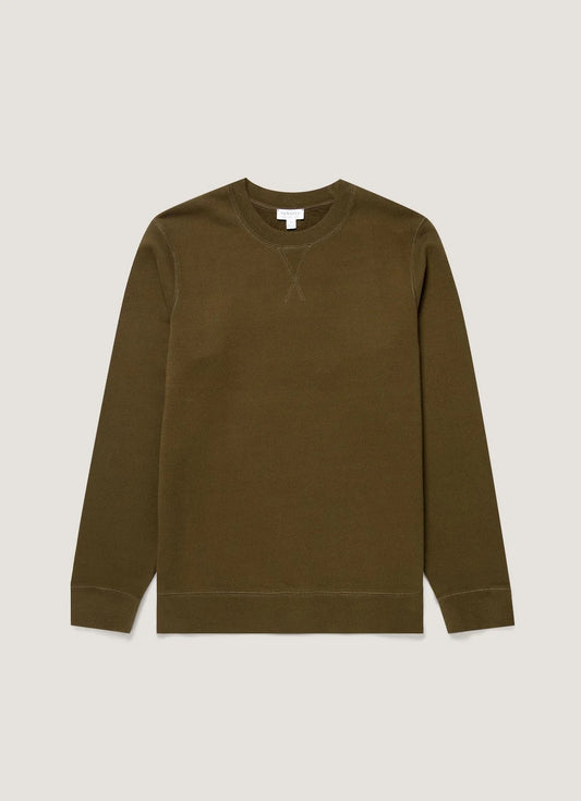 Loopback Sweatshirt in Loden Green
