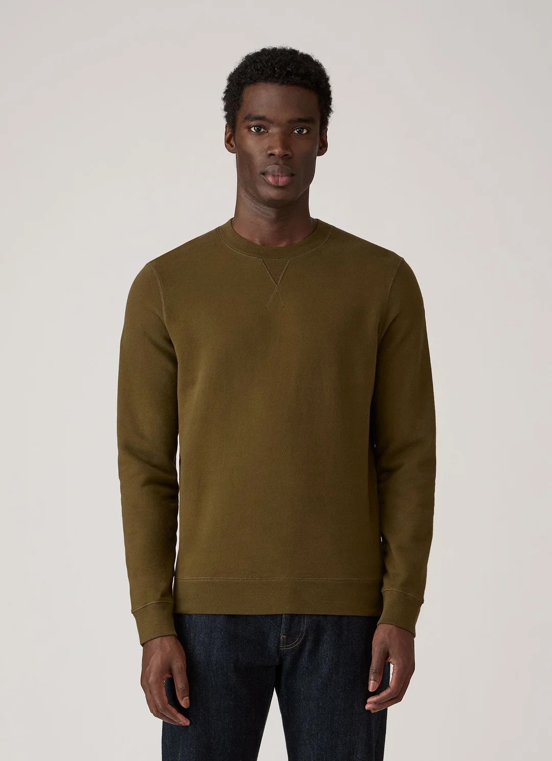 Loopback Sweatshirt in Loden Green