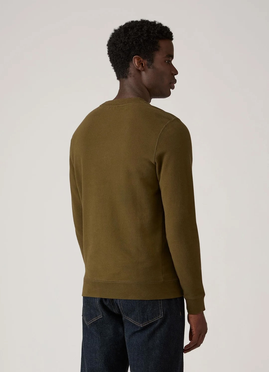 Loopback Sweatshirt in Loden Green