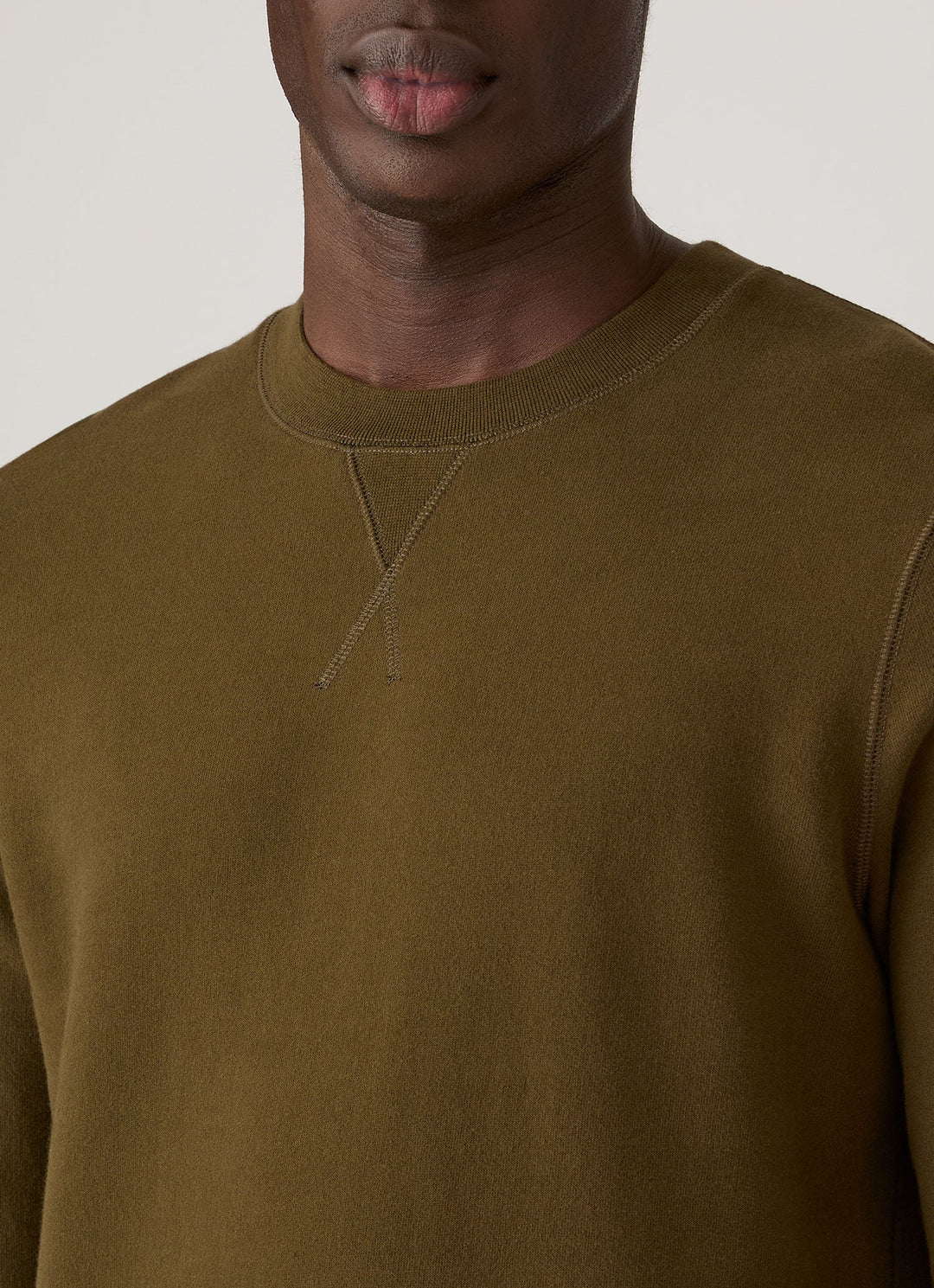 Loopback Sweatshirt in Loden Green